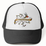 Swallow and Scroll with Projection hats