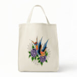 Swallow Tote bags