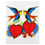 Swallows and Hearts Tattoo flyers