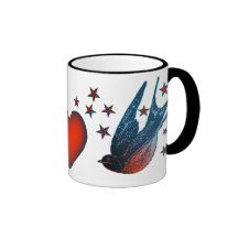 Swallows and Stars Mug