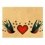 Swallows and Stars Postcard