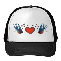 Swallows and Stars Trucker Hats