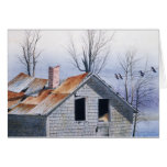 "Swallow's Good-bye" by Conrad Mieschke Greeting Card