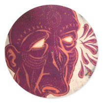 Swami Visions Round Stickers