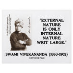 Swami Vivekananda External Nature Internal Nature flyers