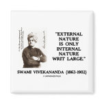Swami Vivekananda External Nature Internal Nature magnets