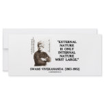 Swami Vivekananda External Nature Internal Nature rack cards