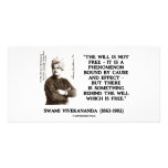 Swami Vivekananda Will Is Not Free Cause Effect photo cards