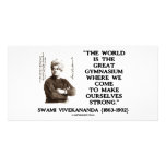 Swami Vivekananda World Great Gymnasium Strong photo cards