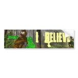 Swamp Ape I Believe Bumper Sticker bumper stickers