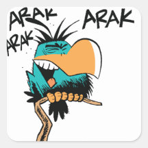 Swamp Bludgerigar Sticker