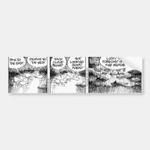 Swamp Ducks Flying in Rough Conditions Bumper Stickers