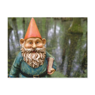 Swamp Gnome Postcard by wooleyduck