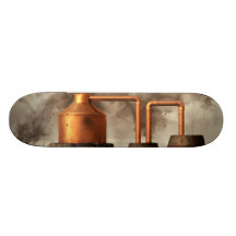 Swamp Moonshine Still Skate Board