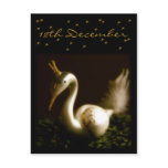 Swan • Advent Calendar Postcard