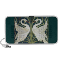 Swan and Rush and Iris wallpaper  Speaker speakers
