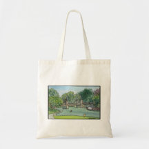 Swan Boats Boston Public Garden Tote Bags