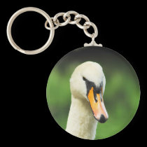 Swan Face keychains