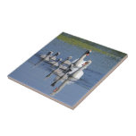 Swan Family Tile