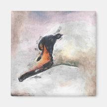 Swan Fridge Magnet