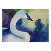swan Greeting Cards