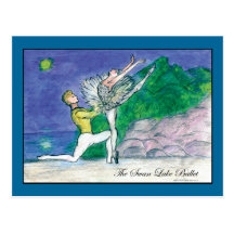 Swan Lake Odette Postcards