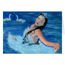 Swan Lake Princess Card