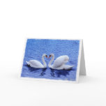 swan love card