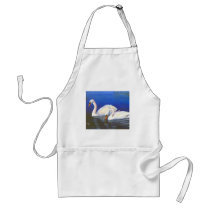 Swan Reflections Apron
