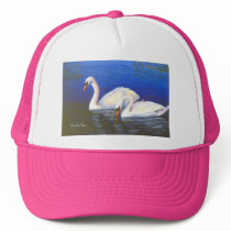 Swan Reflections Hat