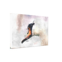 Swan Wrapped Canvas Gallery Wrap Canvas