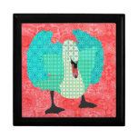 Swanky Swan II Red Box Keepsake Box