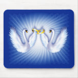 Swans In Love mousepads