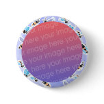 swarm of bees photo frame buttons