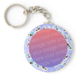 swarm of bees photo frame keychains