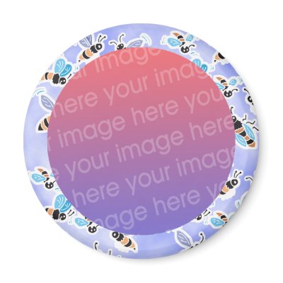 swarm of bees photo frame refrigerator magnets by littlethings