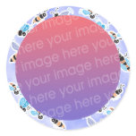 swarm of bees photo frame stickers
