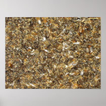 Swarm of honeybees poster