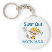 Swat Out Behcets-Disease Keychain