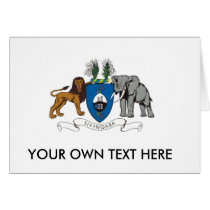 Swaziland Coat of Arms Cards