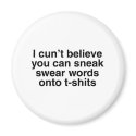 Swear words magnets