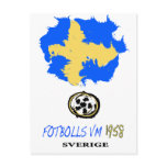 Sweden 1958 post card