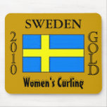 Sweden 2010 Gold (Curling) mousepads