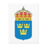 Sweden Coat of Arms (lesser) postcards
