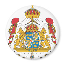 Sweden Coat Of Arms Refrigerator Magnet