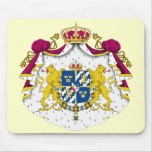 Sweden Coat of Arms Mousepad