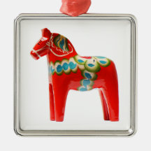 Sweden Dala Horse Christmas Tree Ornaments