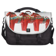 Sweden Dala Horses Laptop Computer Bag