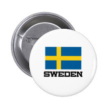 Sweden Flag Button