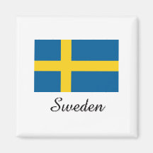 Sweden Flag Design Refrigerator Magnets